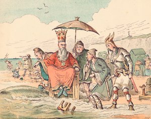 Knud und seine Höflinge, um 1884