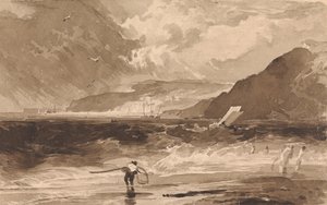 Lyme Regis, Dorsetshire, ein Sturm