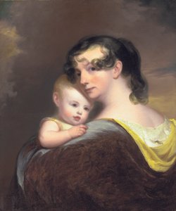Porträt von Esther Fortune Warren und ihrer Tochter Hester, 1811 von Thomas Sully
