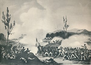 Angriff auf der Straße nach Bayonne, 13. Dezember 1813, ca. 1813 1909