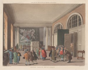 Excise Office, Broad Street, 1. Februar 1810 von Thomas Sutherland