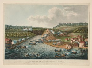 Die Schlacht von Queenstown, 13. Oktober 1813, veröffentlicht für J. Jenkins Martial Achievements