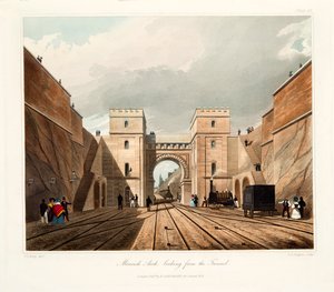 Maurischer Bogen, Blick vom Tunnel, 1831