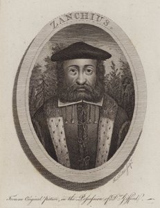 Girolamo Zanchi, italienischer protestantischer Reformator (Gravur) von Thomas Trotter