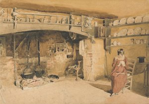 Bauernhausküche in Brackham in Surrey