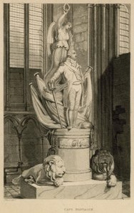 Denkmal für Kapitän Montague, Westminster Abbey, London von Thomas Uwins