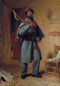 Ein Stück Kriegsgeschichte: Der Rekrut, 1866 von Thomas Waterman Wood