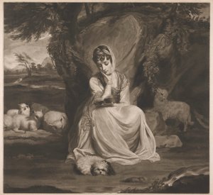 Mrs. Frances Ann Crewe als St. Genevieve von Thomas Watson