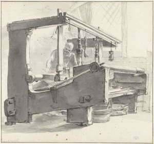 Ein Weber bei der Arbeit