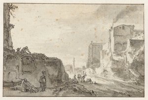 Italienische Stadtansicht von Thomas Wijck