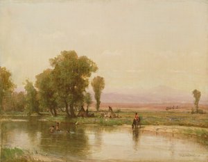 Lager am Platte River, 1865 von Thomas Worthington Whittredge