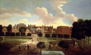 Blick auf die alte Horse Guards Parade vom St. James Park von Thomas van Wyck