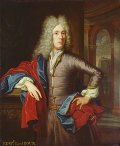 Porträt von Edward, 4. Viscount Irwin (1686-1714)