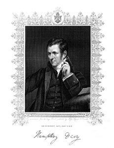 Sir Humphry Davy, kornischer Chemiker und Physiker, 19. Jahrhundert von Thomson