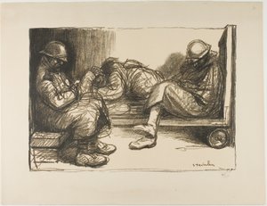 Im Unterstand von Théophile Alexandre Pierre Steinlen