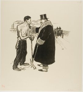 Fastenzeit von Théophile Alexandre Pierre Steinlen