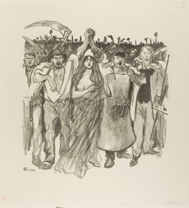 18. März von Théophile Alexandre Pierre Steinlen