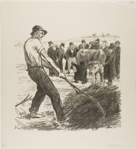 Milchkuh von Théophile Alexandre Pierre Steinlen
