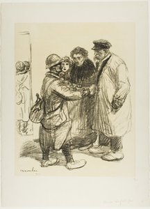 Man gewöhnt sich nicht daran von Théophile Alexandre Pierre Steinlen