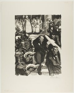 Rochefort stirbt! Rochefort ist tot! von Théophile Alexandre Pierre Steinlen