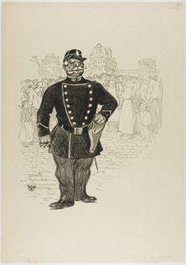 Straßensicherheit von Théophile Alexandre Pierre Steinlen