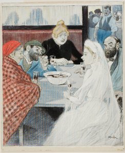 Die Braut von Théophile Alexandre Pierre Steinlen