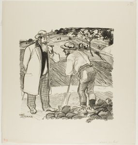 Der Feldinspektor von Théophile Alexandre Pierre Steinlen