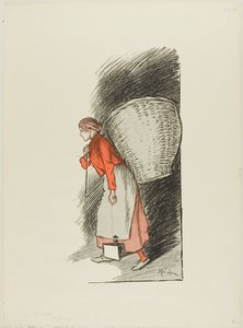 Der Lumpensammler von Théophile Alexandre Pierre Steinlen
