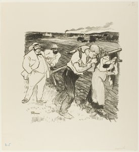 Heute! von Théophile Alexandre Pierre Steinlen