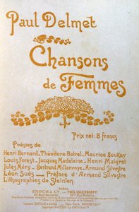 Chansons de Femmes von Théophile Alexandre Steinlen