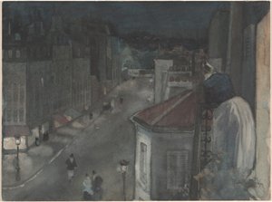 Vom sechsten Stock, spätes 19. bis frühes 20. Jahrhundert von Théophile Alexandre Steinlen