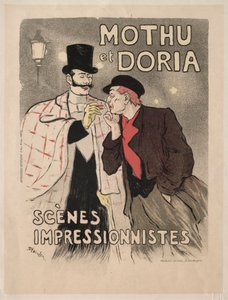 Mothu et Doria - Impressionistische Szenen von Théophile Alexandre Steinlen