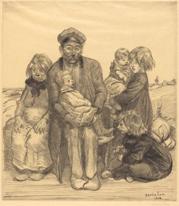 Arme Leute Les pauvres gens, 1914 von Théophile Alexandre Steinlen