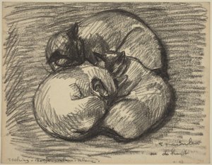 Die Katzen: Tsching, Batzar und Blanc-Blanc von Théophile Alexandre Steinlen