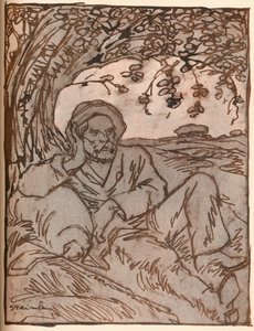 Der Vagabund, ca. 1879-1914, 1914 von Théophile Alexandre Steinlen