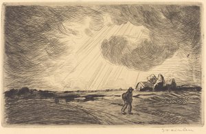 Gewitter, spätes 19. - frühes 20. Jahrhundert von Théophile Alexandre Steinlen