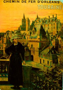 Französisches Eisenbahnplakat von Théophile Poilpot