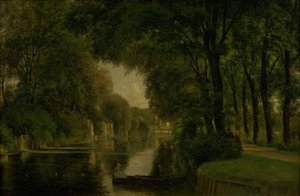 Ein Kanal. Frederiksværk, Seeland