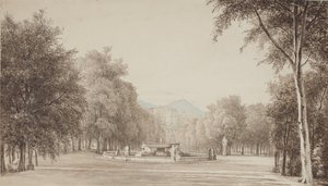Aus der Villa Reale (jetzt Villa Nazionale) bei Neapel