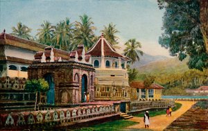 Der Tempel des Heiligen Zahns, Kandy, 1913 von Thyra Creyke Clark
