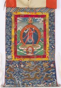 Dakini, Malerei des 19. Jahrhunderts, Textilränder des 19. und 18. Jahrhunderts von Tibetan School