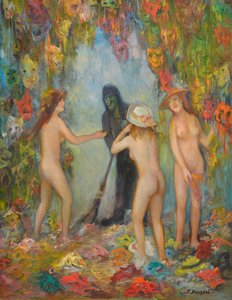 Die Hexe und die jungen Mädchen von Tibor Dengyel