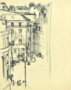 Ecke von Paris von Tibor Dengyel