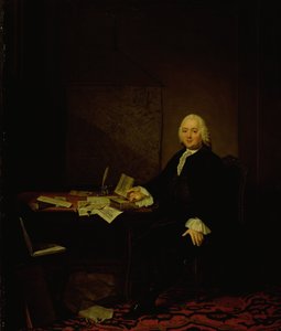 Porträt von Jan Wagenaar, Stadthistoriker von Amsterdam von Tibout Regters