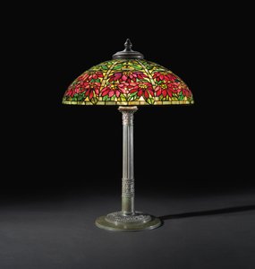 Weihnachtsstern-Tischlampe, ca. 1910