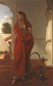 Eine Frau des Hofes in Faizabad, Indien von Tilly Kettle