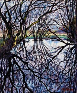 Teichreflexionen, 2009 von Tilly Willis