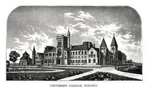 University College, Toronto, Kanada, 19. Jahrhundert von Tilton Waters