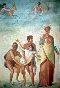 Das Opfer der Iphigenie, aus dem Haus des tragischen Dichters