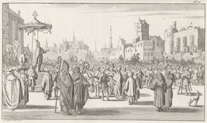 Papst Urban II. predigt den Ersten Kreuzzug, 1683 von Timotheus Ten Hoorn